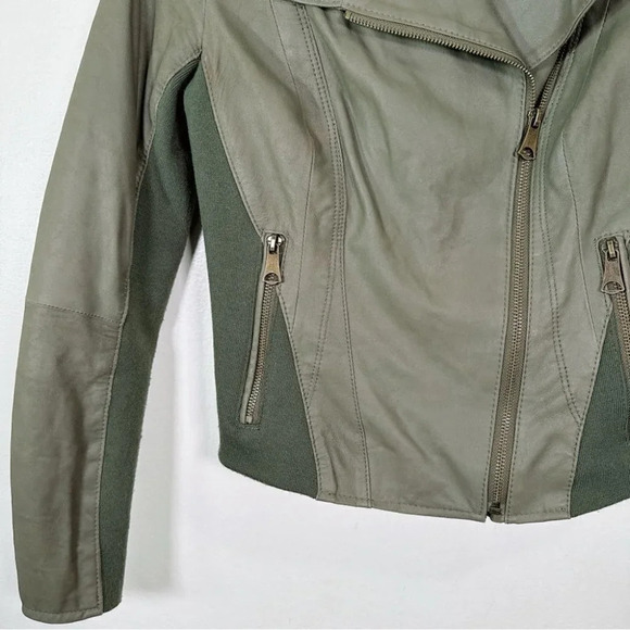 Andrew Marc New York Xsmall  Women's Lightweight Asymmetrical Leather Jacket - Picture 10 of 16